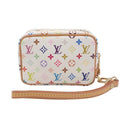 Louis Vuitton Trousse Wapiti Monogram Pouch Leather Multicolor White Blanc Gold