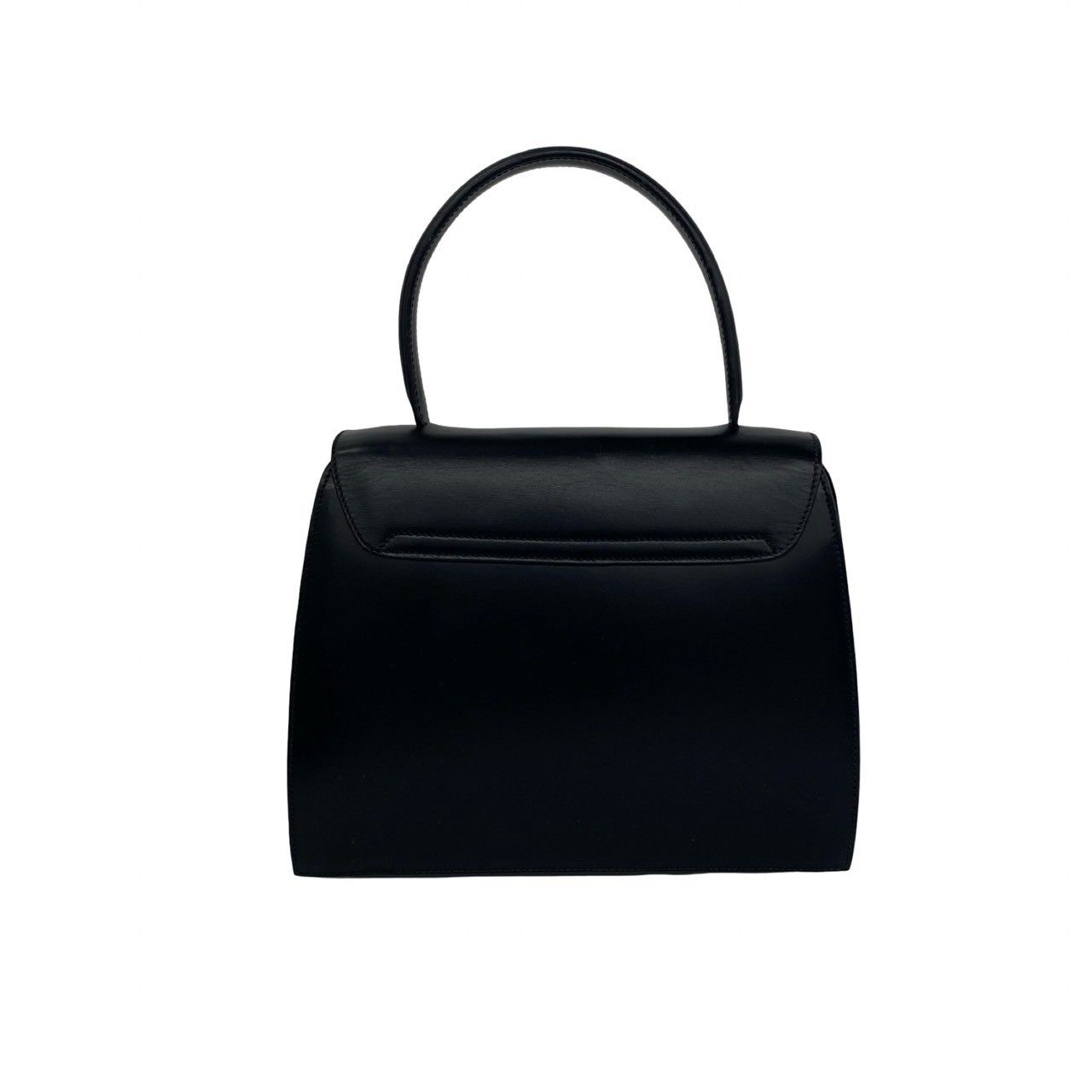 Celine Vintage Star Ball Calf Leather 2-Way Handle Shoulder Bag Black — view 3
