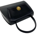 Celine Vintage Star Ball Calf Leather 2-Way Handle Shoulder Bag Black — view 4