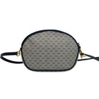 Gucci Vintage Micro GG Logo Pattern Leather Mini Shoulder Bag Pochette Navy — view 3