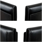 Loewe Pebble Continental Wallet Black Gold Leather — view 8