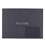 Prada Leather Coin Purse with Triangular Plate — view 5