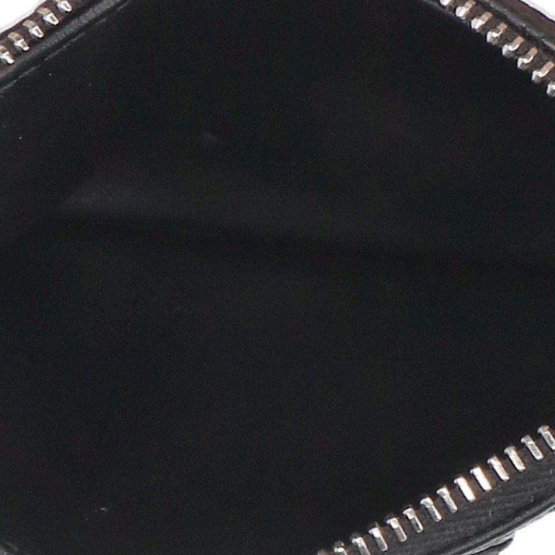 Prada Leather Coin Purse with Triangular Plate — view 3