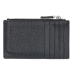 Prada Leather Coin Purse with Triangular Plate — view 2