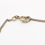 Chanel CC Logo Feather Faux Pearl Rhinestone Gold Necklace — view 6