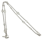 Hermes Chaine D'ancre Farandole Necklace 925 Sterling Silver Choker Pendant — view 6
