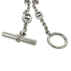 Hermes Chaine D'ancre Farandole Necklace 925 Sterling Silver Choker Pendant — view 5