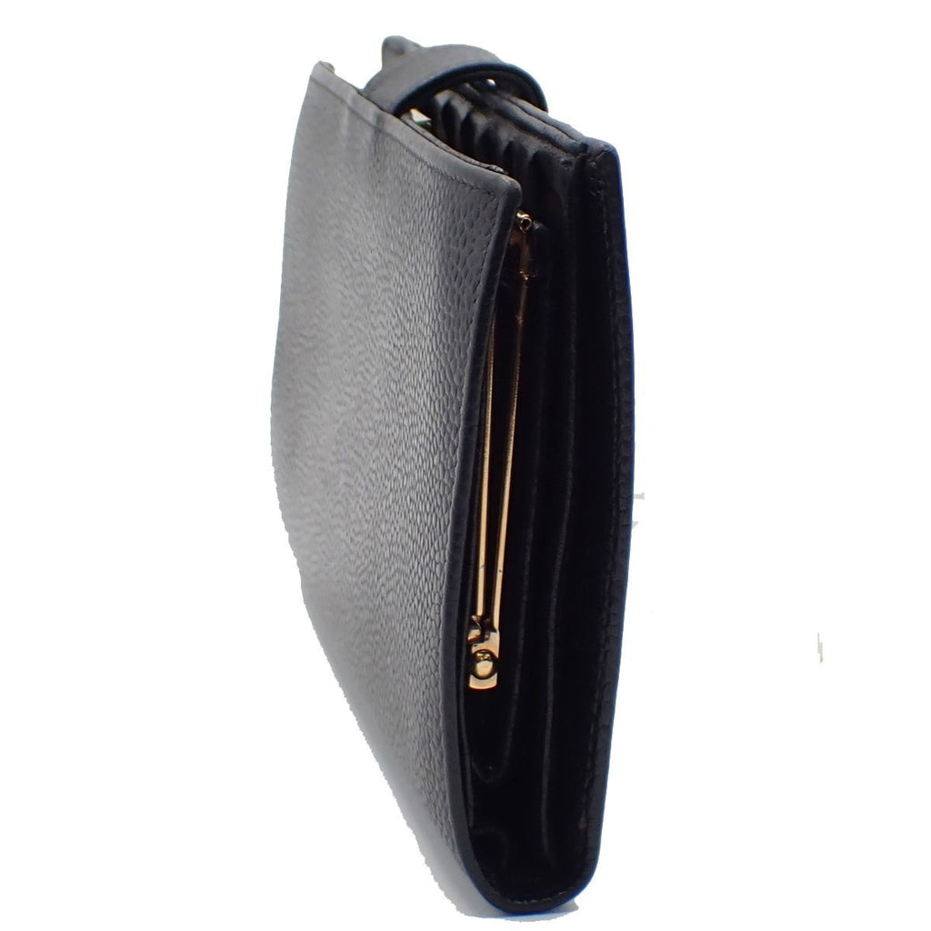 Chanel CC Bifold Wallet Black Caviar Leather — view 4