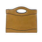 Chanel Coco Top Handle Cutout Tote Bag Beige Lambskin — view 3