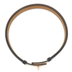 Hermes Belt Kelly 18 Veau Epsom Black Rose Gold New Turnlock Slide Adjustment — view 2