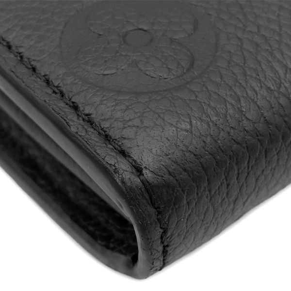 Louis Vuitton Wallet Portefeuille Sarah Monogram Empreinte Noir Gold Envelope — view 4