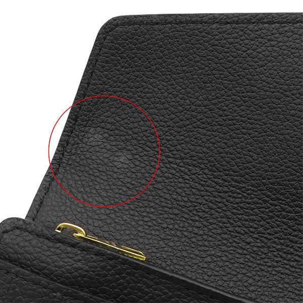 Louis Vuitton Wallet Portefeuille Sarah Monogram Empreinte Noir Gold Envelope — view 8