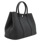 Hermes Tote Bag Garden Party TPM 30 Negotiating Black Silver New All Leather — view 2
