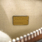 Loewe Anagram T Pouch Leather Brown — view 7