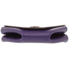Hermes le Vanquatre Veau Epsom Violet Silver Coin Purse — view 3