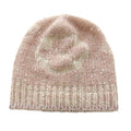 Louis Vuitton Monogram Knit Cap Hat Mohair Blend Sequins Pink