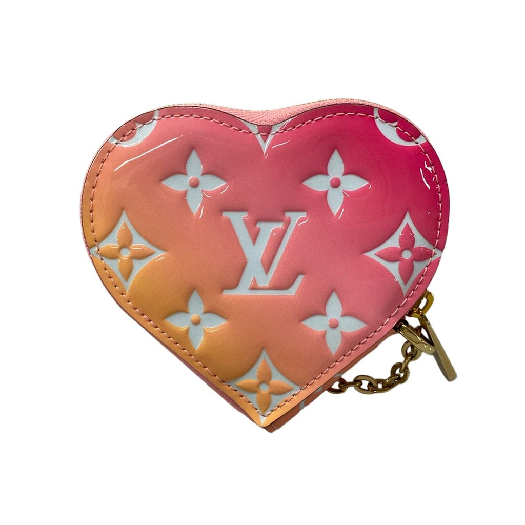 Louis Vuitton Coin Purse Monogram Vernis Portomonecourt Pink Valentine Limited — view 2