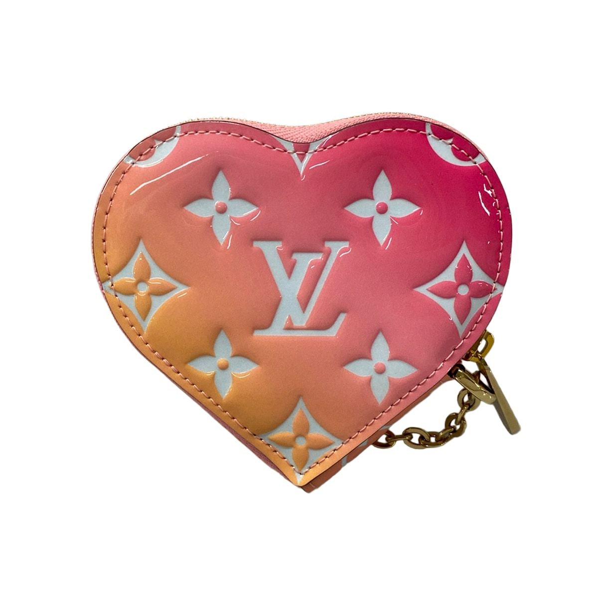 Louis Vuitton Coin Purse Monogram Vernis Portomonecourt Pink Valentine Limited — view 2