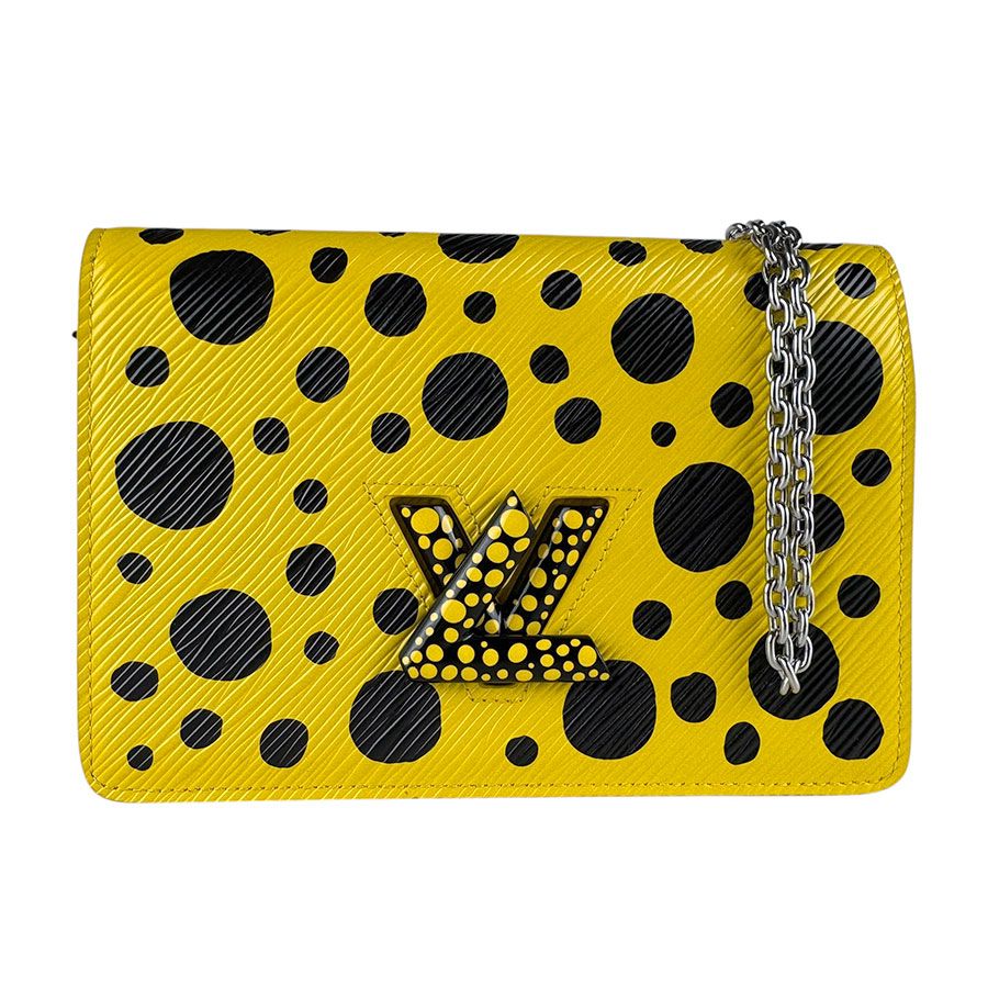 Louis Vuitton Chain Wallet Crossbody Shoulder Bag LV YK Yayoi Kusama
