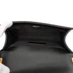 Chanel CC Logo Quilted Boy 20 Vintage Chain Shoulder Bag Black Caviar Leather — view 4