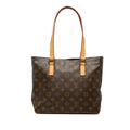 Louis Vuitton Monogram Cabas Piano Tote Bag Brown Leather