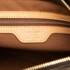 Louis Vuitton Monogram Cabas Piano Tote Bag Brown Leather — view 5