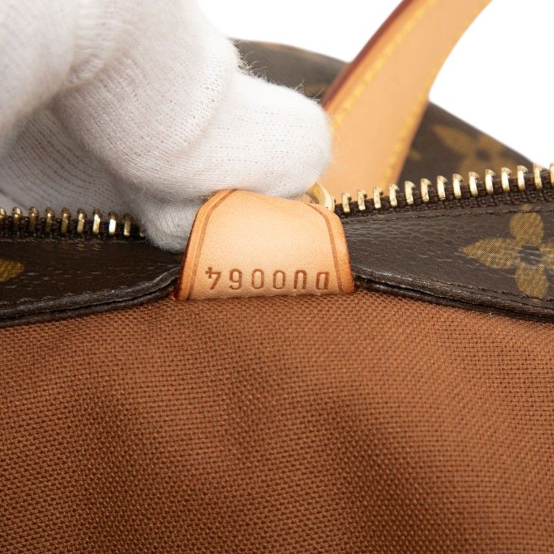 Louis Vuitton Monogram Cabas Piano Tote Bag Brown Leather — view 6