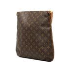 Louis Vuitton Monogram Musette Crossbody Shoulder Bag Brown Leather — view 2