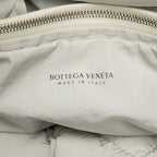 Bottega Veneta Maxi Intrecciato Squash Tote Bag White Leather — view 5