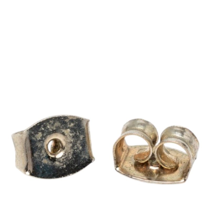 Chanel CC Logo Earrings Gold Metal Rhinestone Faux Pearl — view 4