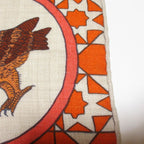 Hermes Carre Geant 140 la Dance Des Amazon Cashmere Silk Shawl Orange Scarf — view 2