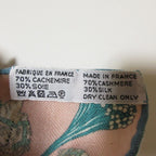 Hermes Carre Geant 140 le Jardin de la Maharani's Garden Cashmere Silk Large — view 3