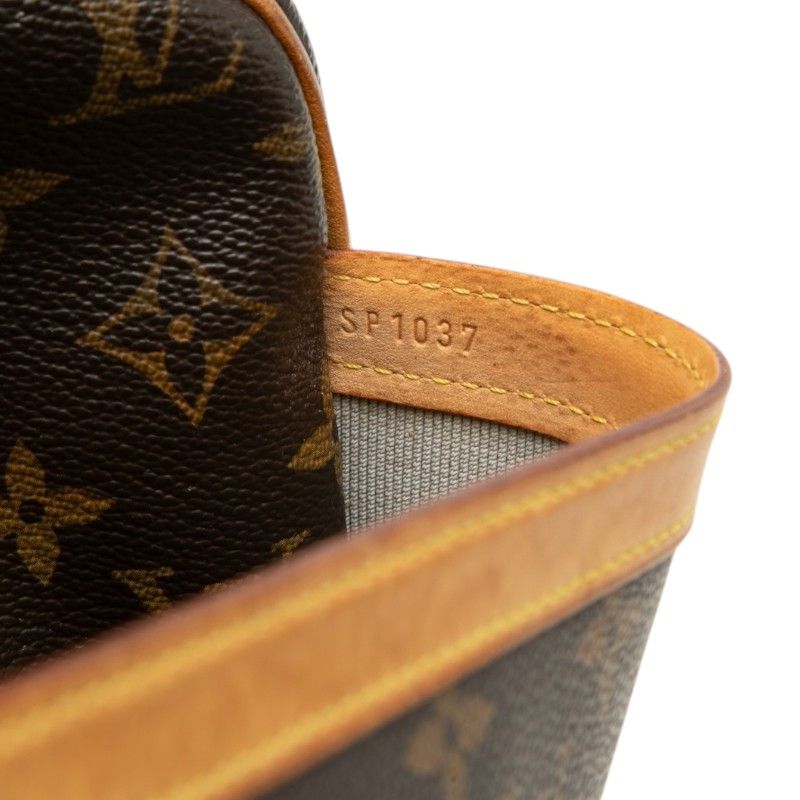 Louis Vuitton Monogram Reporter PM Crossbody Shoulder Bag Brown Leather — view 5
