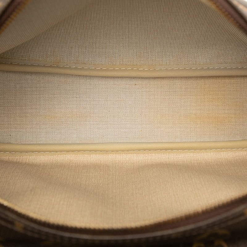 Louis Vuitton Monogram Reporter PM Crossbody Shoulder Bag Brown Leather — view 4