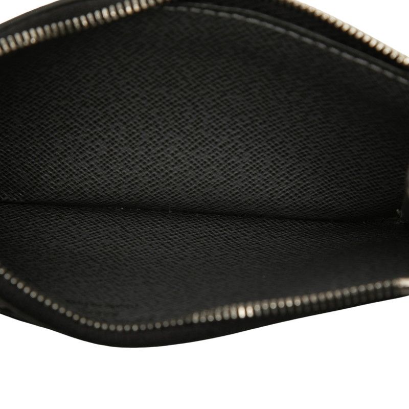 Louis Vuitton Monogram Taigarama Coin Card Holder Fragment Case Gray — view 4