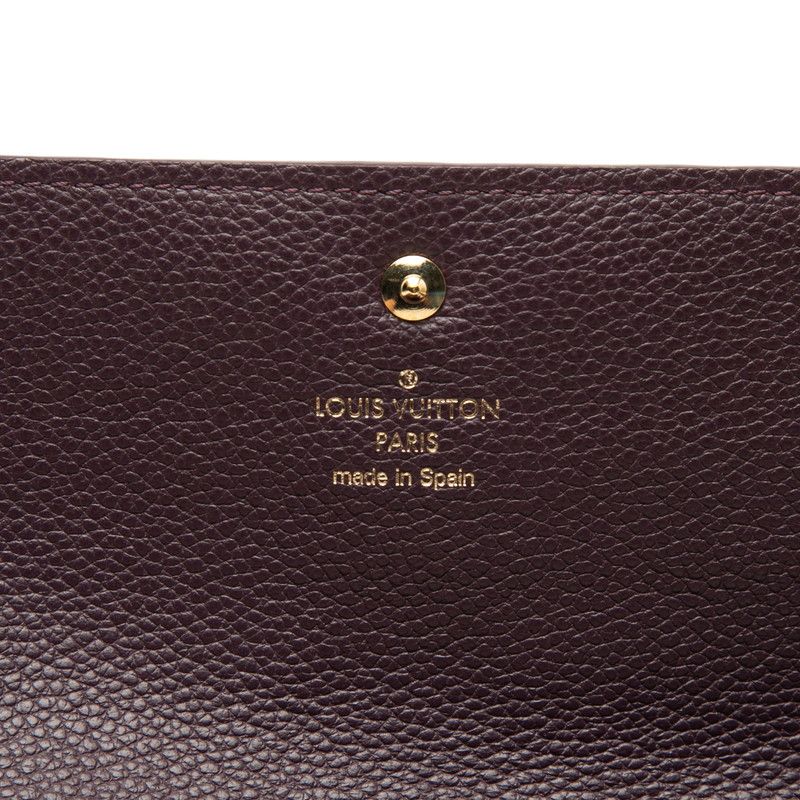 Louis Vuitton Monogram Empreinte Portefeuille Virtuose Trifold Wallet Purple — view 7