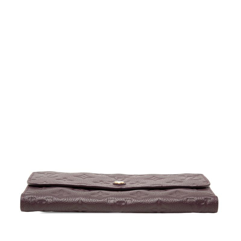 Louis Vuitton Monogram Empreinte Portefeuille Virtuose Trifold Wallet Purple — view 3