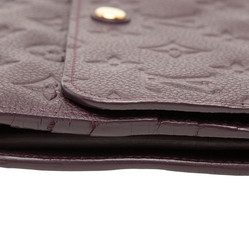 Louis Vuitton Monogram Empreinte Portefeuille Virtuose Trifold Wallet Purple — view 4