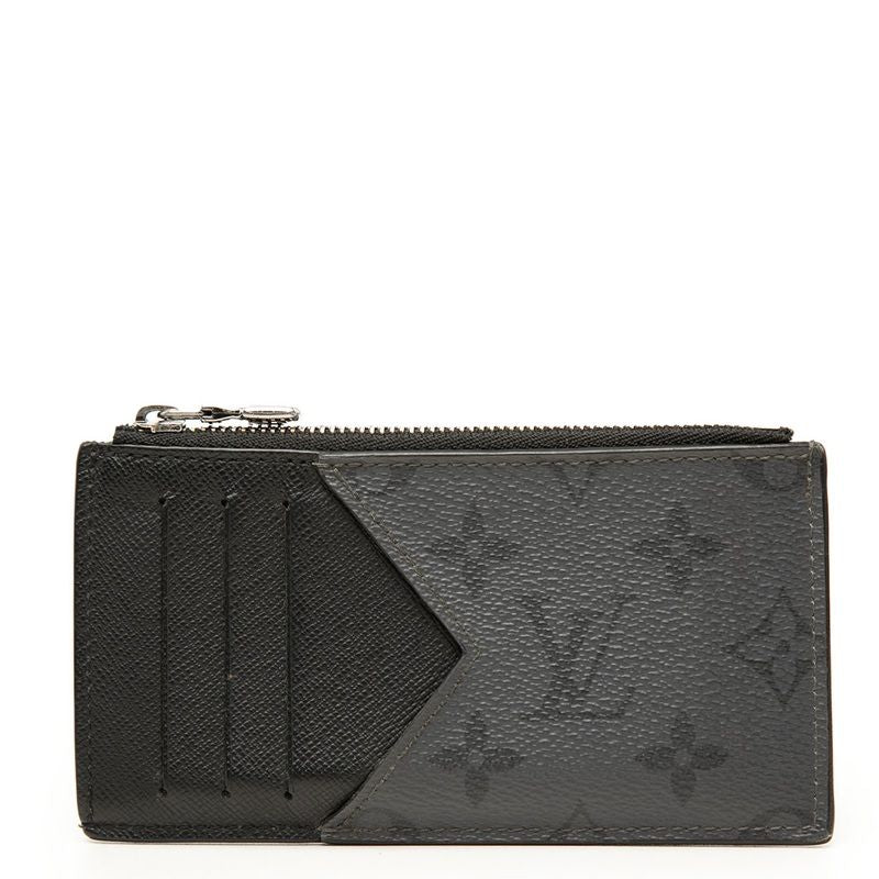 Louis Vuitton Monogram Eclipse Reverse Coin Purse Card Case Fragment Case M