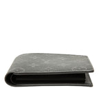 Louis Vuitton Monogram Eclipse Portefeuille Marco NM Bifold Wallet Black Leather — view 3