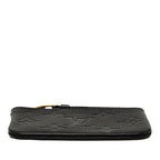 Louis Vuitton Monogram Empreinte Pochette Cles Coin Purse M Noir Black Leather — view 3