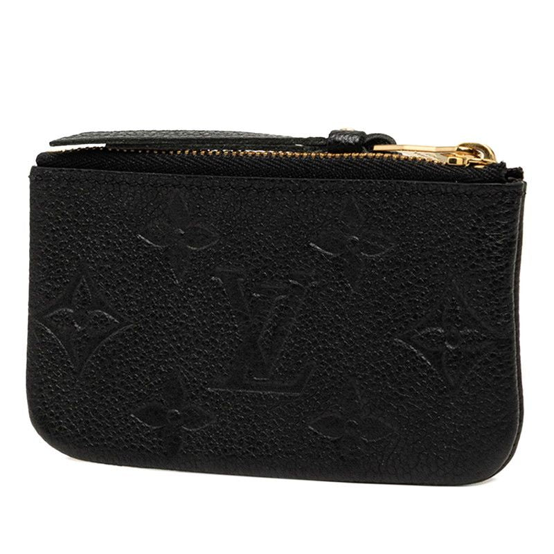 Louis Vuitton Monogram Empreinte Pochette Cles Coin Purse M Noir Black Leather — view 2