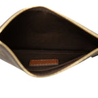 Louis Vuitton Loop Hobo Pouch Clutch Brown Leather — view 4