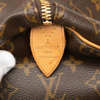 Louis Vuitton Monogram Keepall 50 Boston Bag Brown Leather — view 4