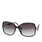Chanel CC Logo Sunglasses Eyewear Black Gold Acetate Plating