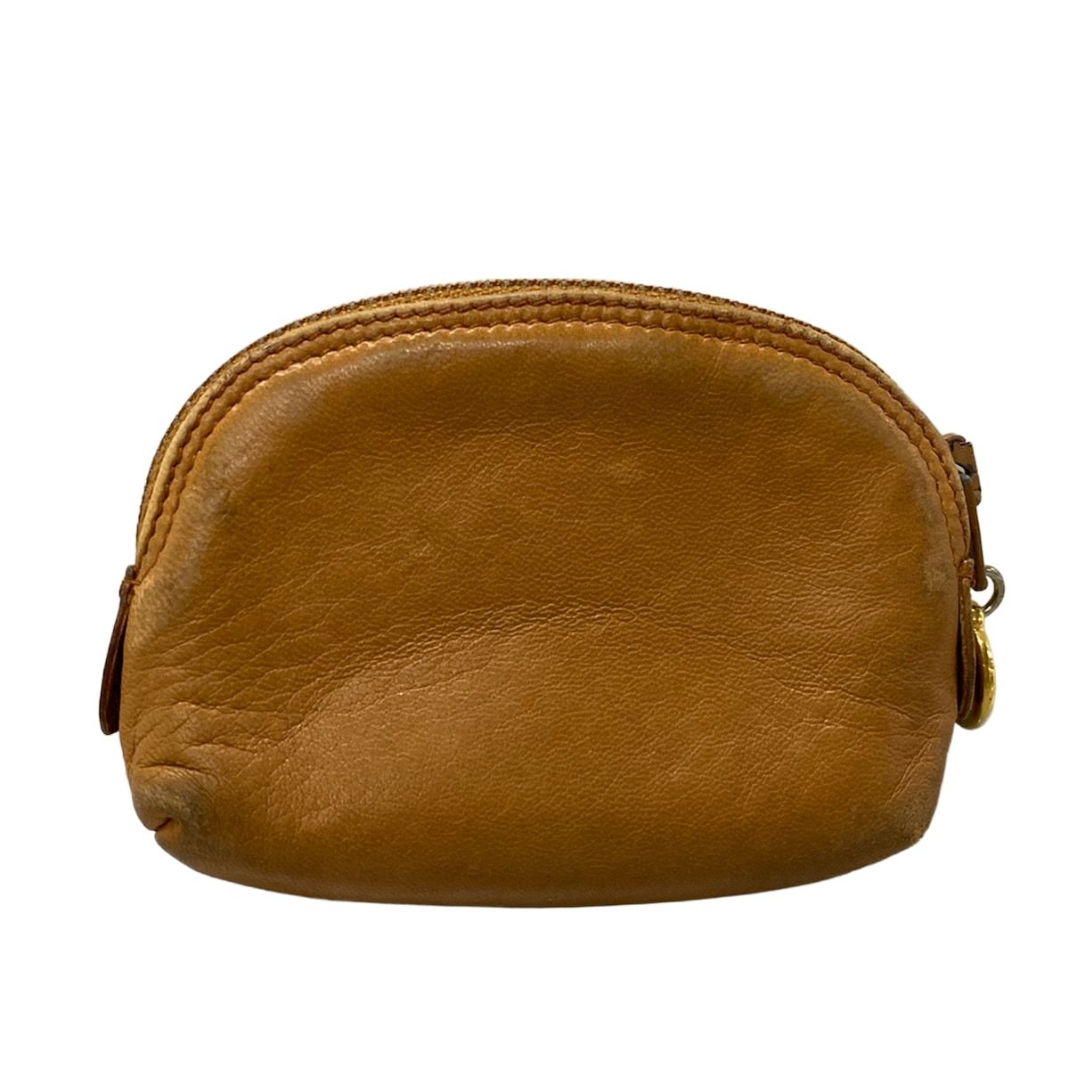 Chanel Coin Purse Dark Brown Gold Lambskin — view 2