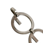 Gucci 925 Logo Wide Bracelet Bangle Silver — view 8