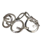 Gucci 925 Logo Wide Bracelet Bangle Silver — view 3