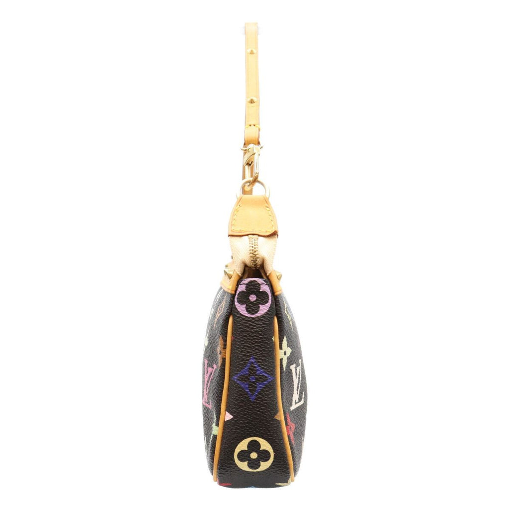 Louis Vuitton Monogram Multicolor Noir Pochette Soir Handbag — view 2