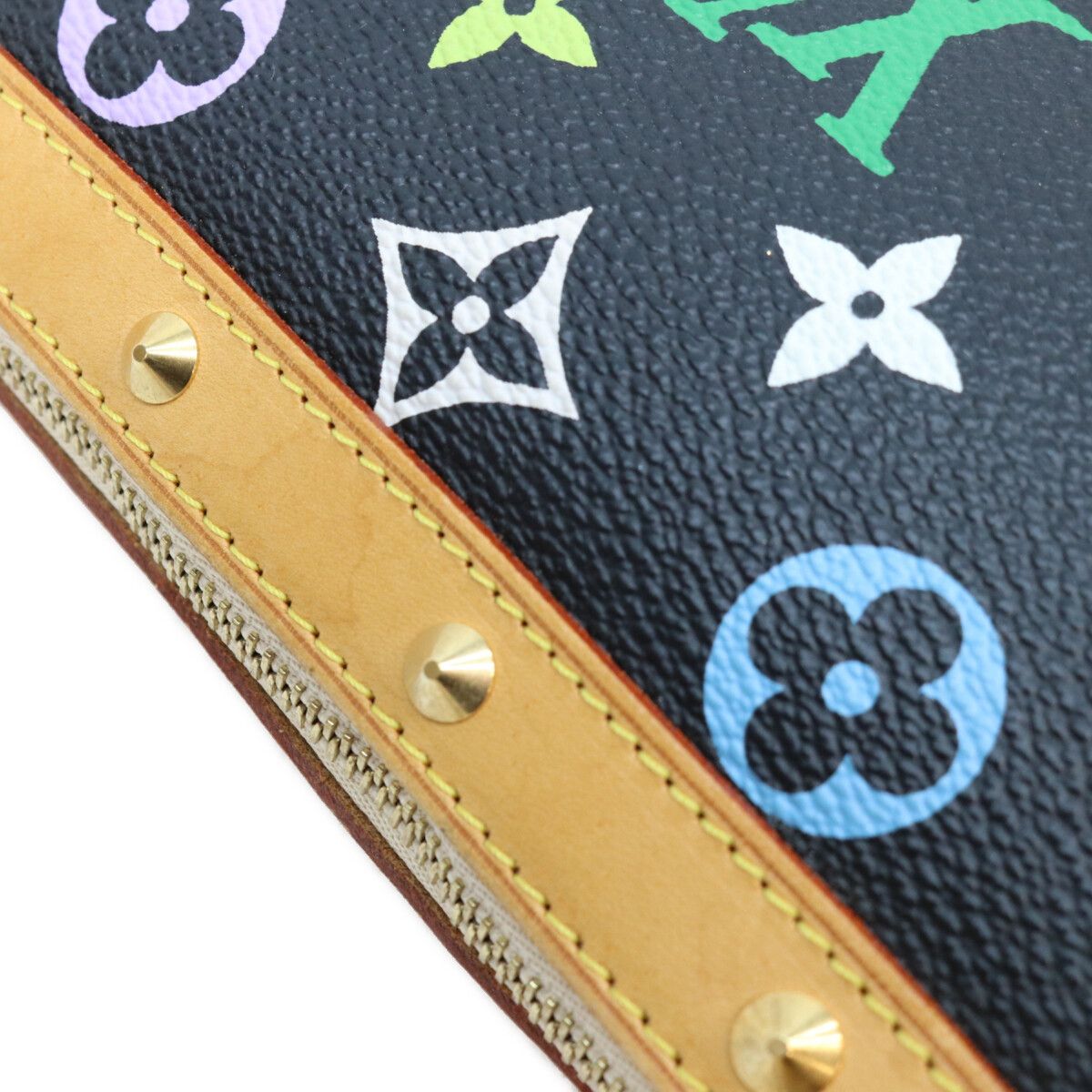 Louis Vuitton Monogram Multicolor Noir Pochette Soir Handbag — view 7